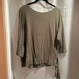 Preswick & Moore Green 3/4 Sleeved T-shirt Size 1X